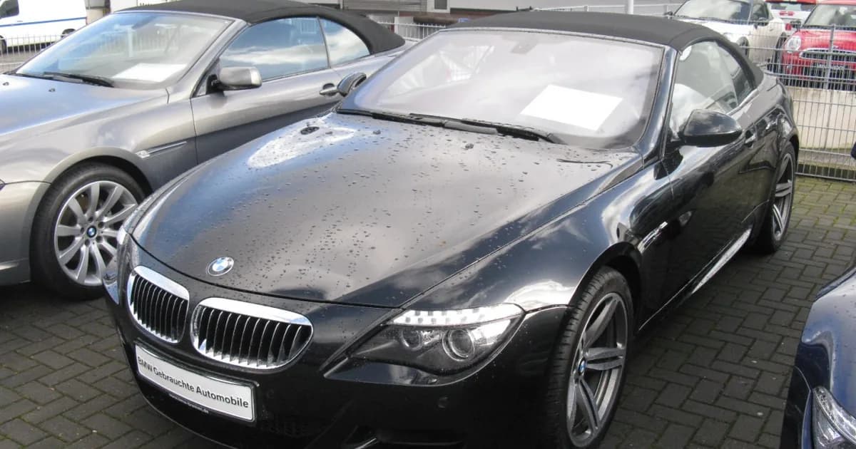BMW M6 Convertible (E64 LCI, Restylage 2007) (2007–2010)