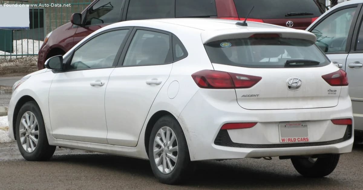 Hyundai Accent V Hatchback (2018–2019)