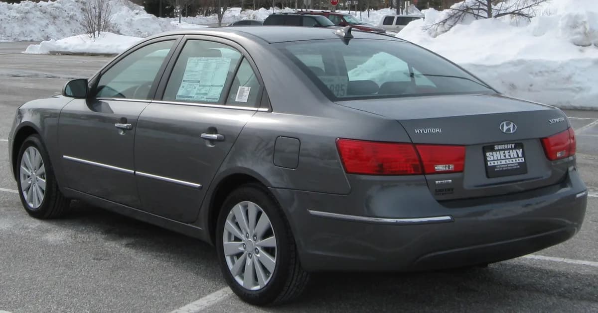 Hyundai Sonata V (NF, Restylage 2008) (2008–2009)